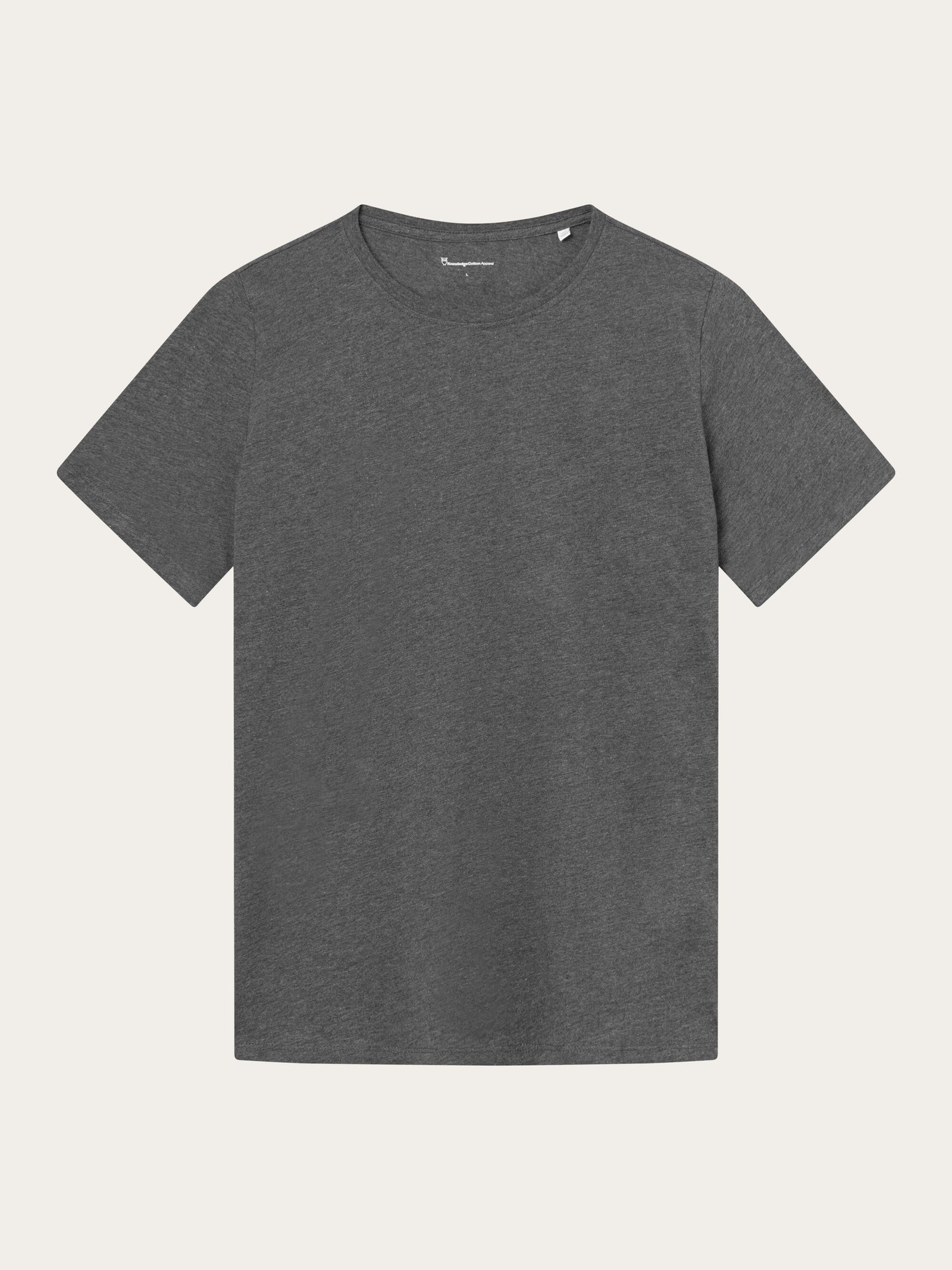 最先端 Basic fit Regular tee von Melange Grey Dark - トップス